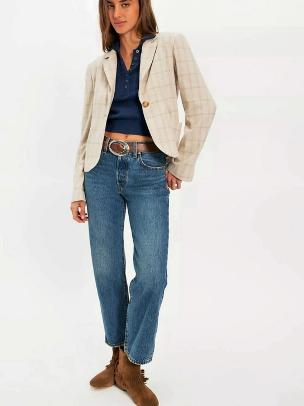 Levi's 501 '90s Ankle Relaxed Straight Leg Jeans - Picture 2 of 10